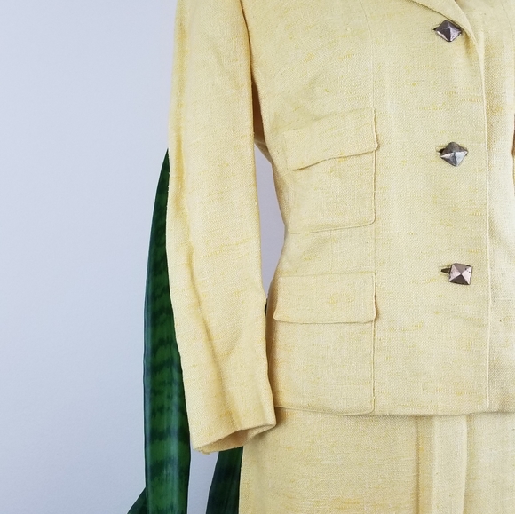 VTG 50s Davidow Skirt Suit Set - Picture 3 of 16